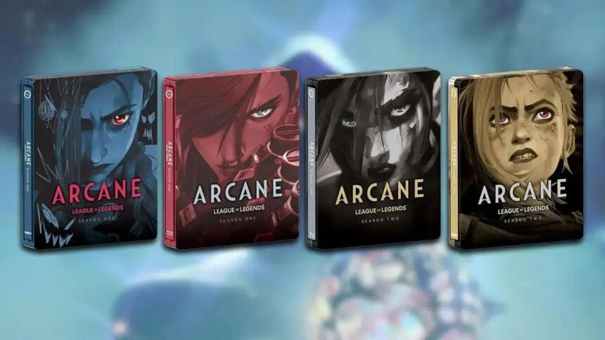 Exclusive Discounts on Arcane Season 2 Blu-ray Steelbook Editions at Amazon